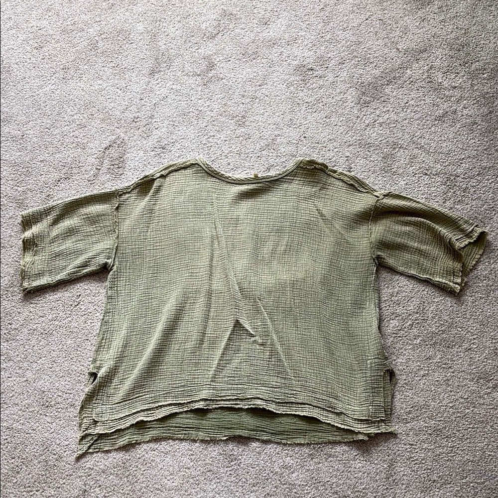 Easel Olive Green Women's Top